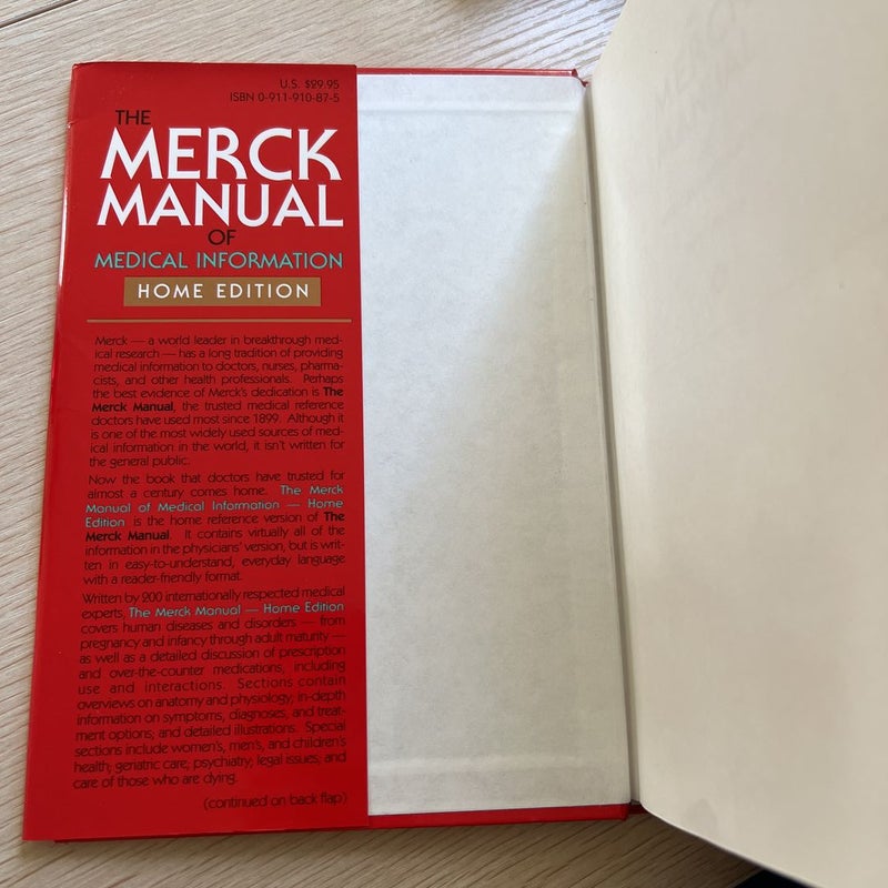 The Merck Manual of Medical Information