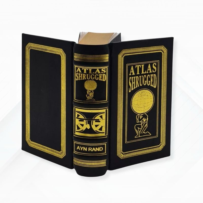 Atlas Shrugged by Ayn Rand [Premium Leather Bound Edition]