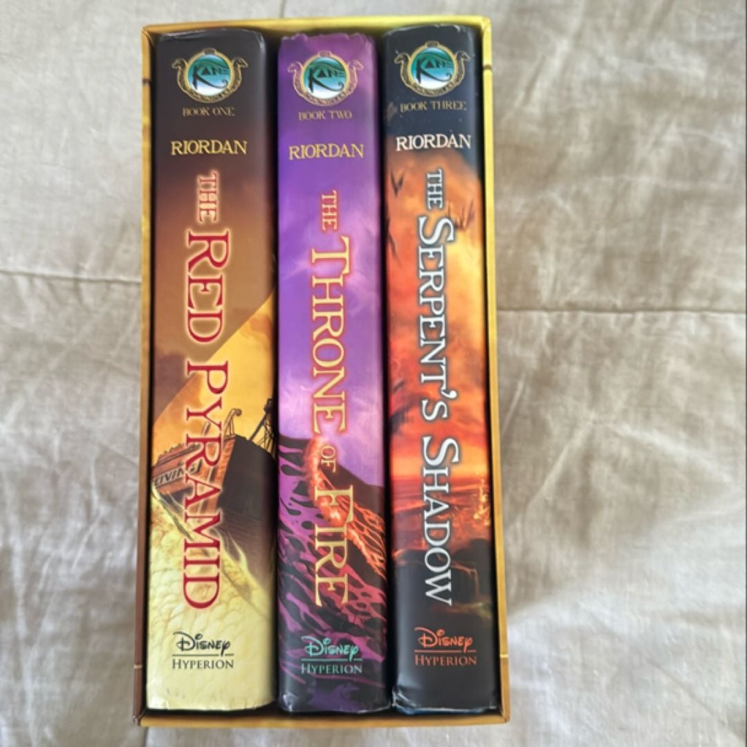 The Kane Chronicles Hardcover Boxed Set