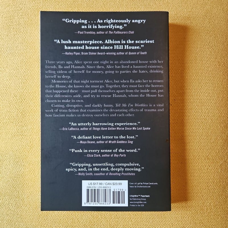 Tell Me I'm Worthless (w/Signed Book Plate)