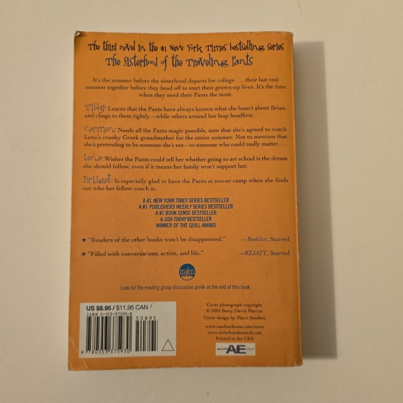 Sisterhood Series Book 1-3: The Sisterhood of the Traveling Pants, The Second Summer of the Sisterhood, Girls in Pants The Third Summer of the Sisterhood