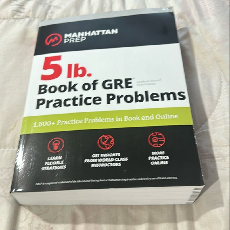 5 Lb. Book of GRE Practice Problems