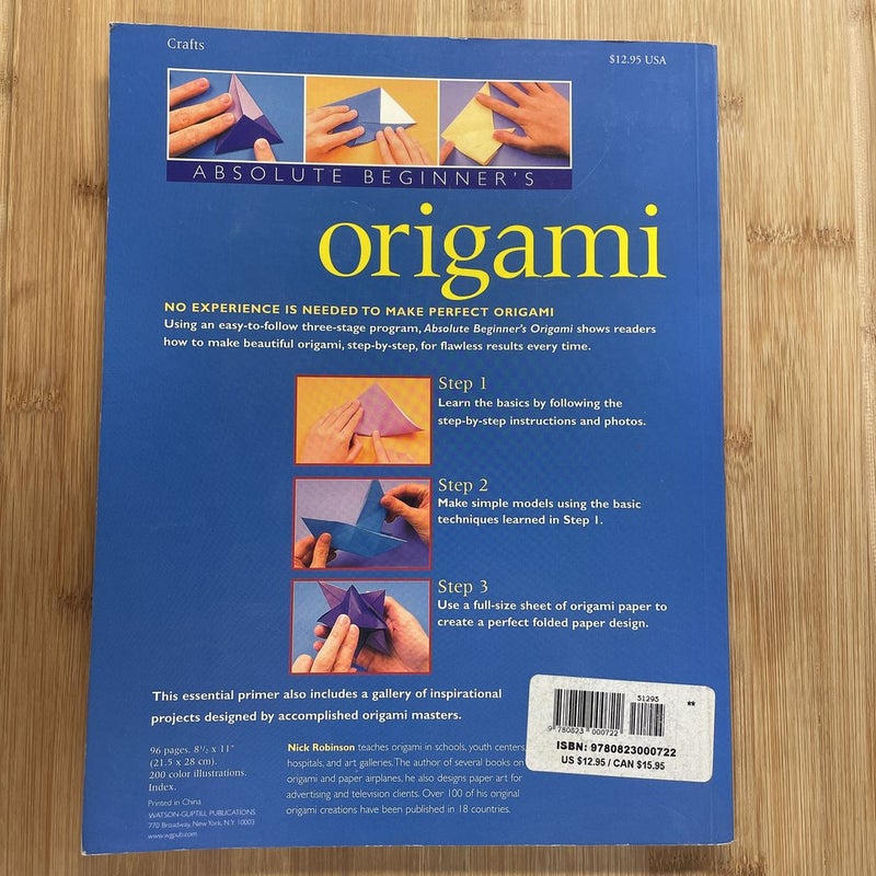 Absolute Beginner's Origami