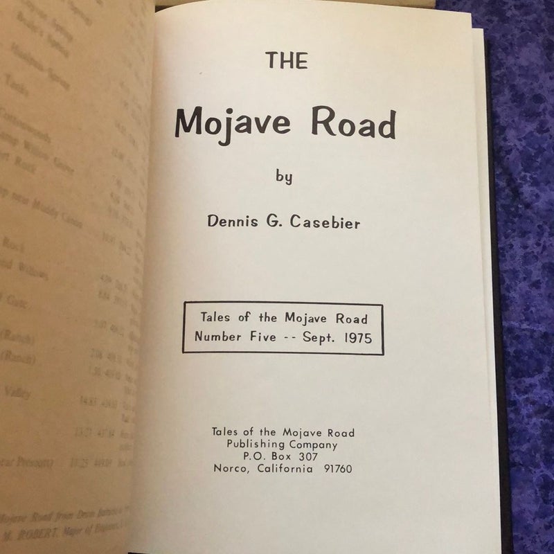 (Signed) The Mojave Road