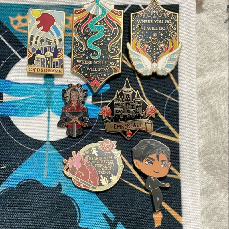 Miscellaneous Bookish Pin (read description before buying)