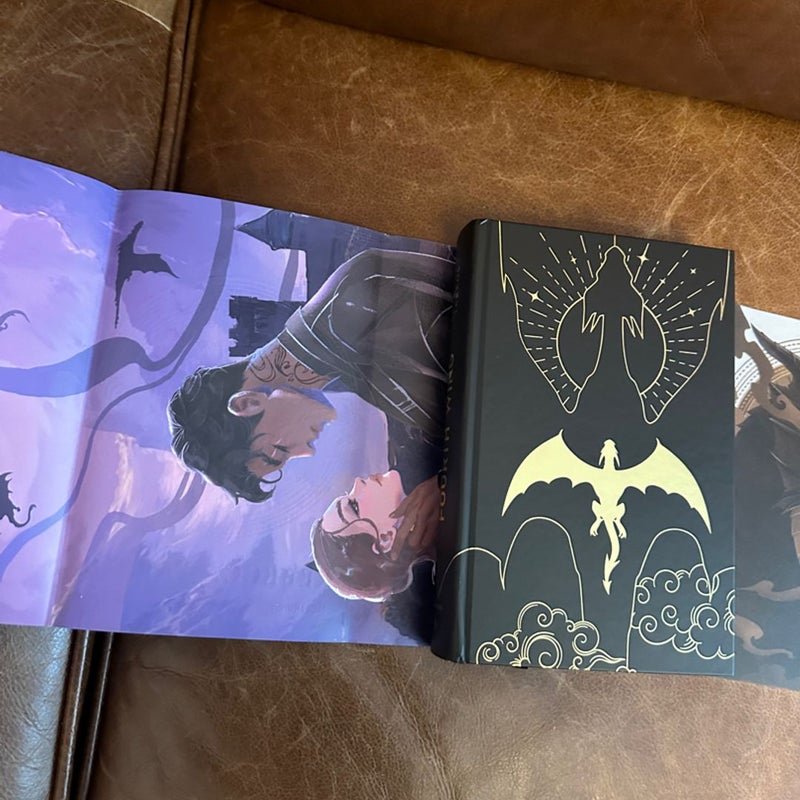 Fourth wing french special edition signed with art