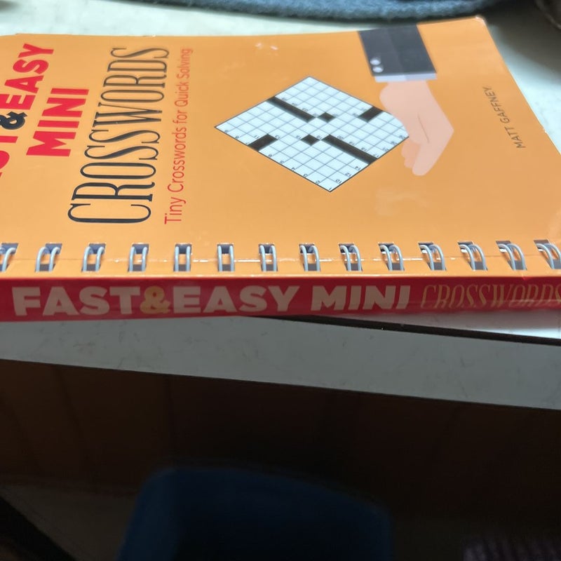 Fast and Easy Mini Crosswords O/P