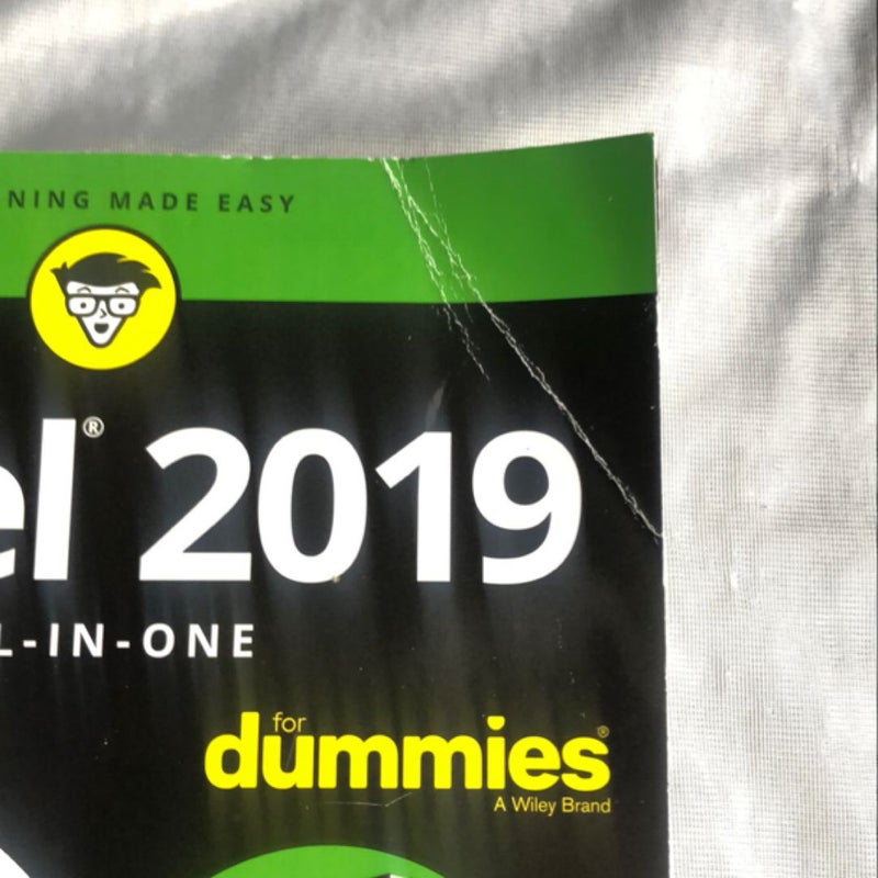 Excel 2019 All-In-One for Dummies