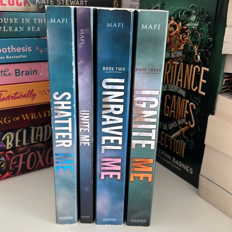Shatter Me Series 4 Books Young Adult Collection Paperback By