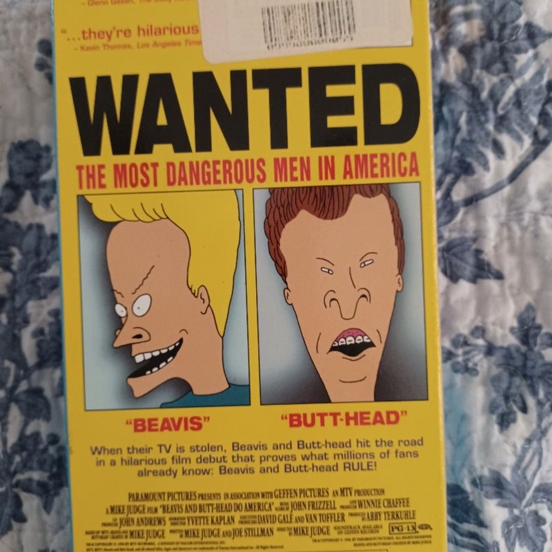 Beavis and Butt-Head Do America VHS