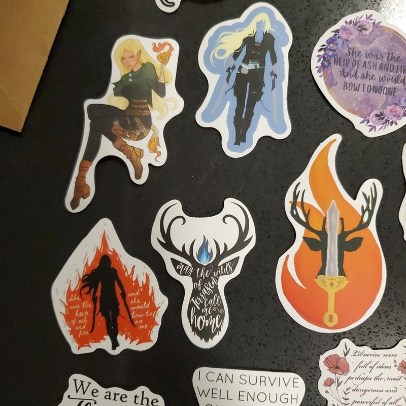 Throne of Glass Stickers