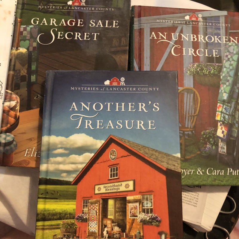 Another’s Treasure, Garage Sale Secret and An Unbroken Circle