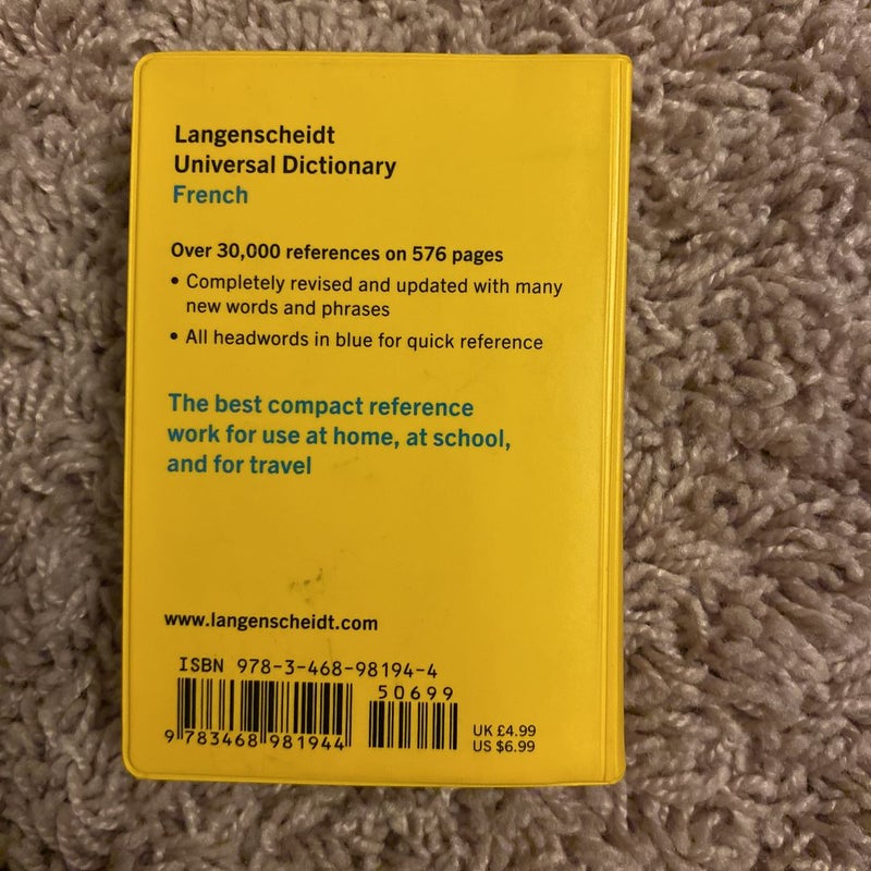 Langenscheidt Universal Dictionary French