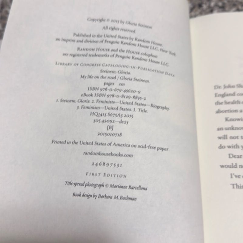  my life on the road First Edition Signed