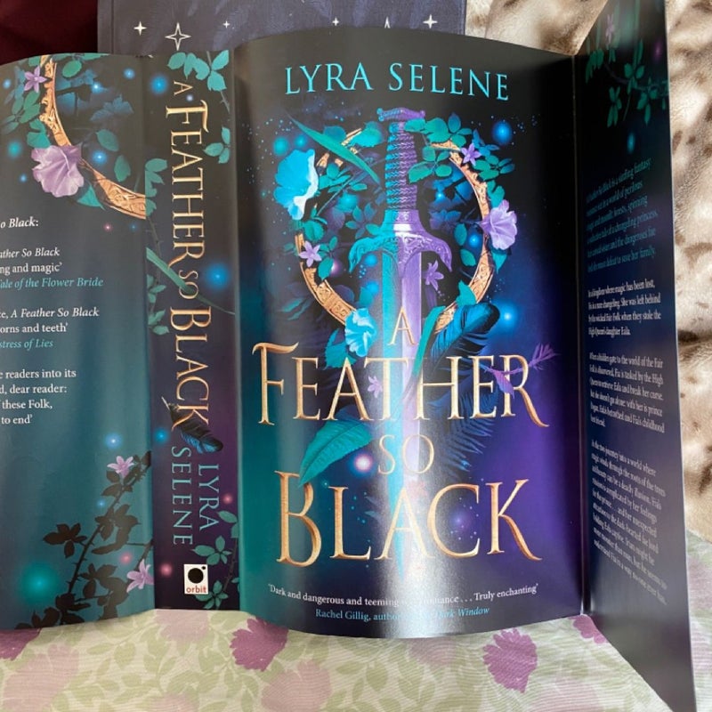 Fairyloot Exclusive A Feather So Black by Lyra Selene!