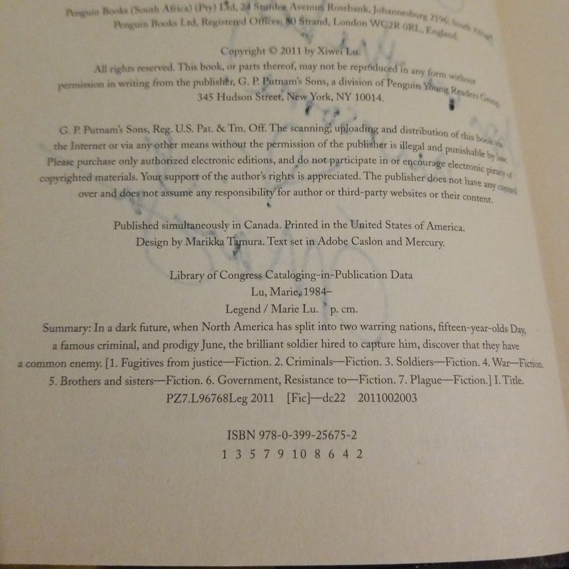 Legend (Signed)