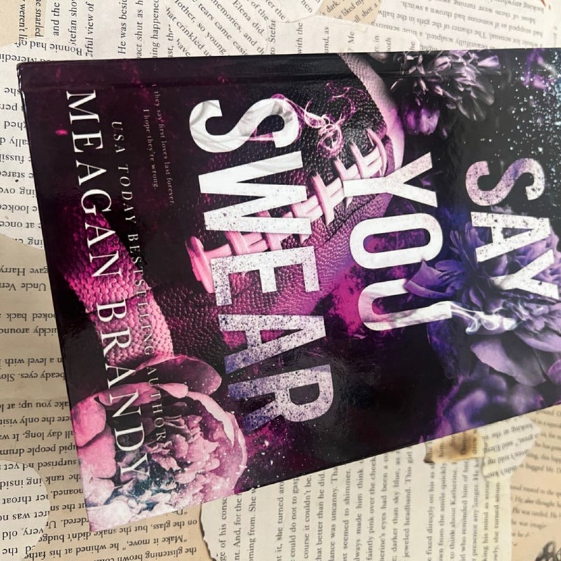 Say You Swear by Megan Brandy OOP hardcover 