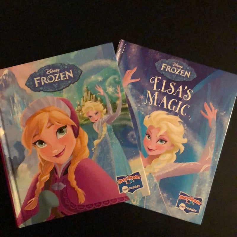 2 Disney meReader Books including Frozen