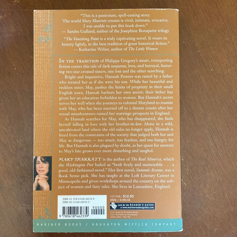 The Vanishing Point by Mary Sharratt