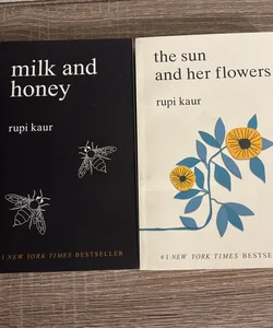 Rupi Kaur bundle: Milk and Honey + The Sun and Her Flowers