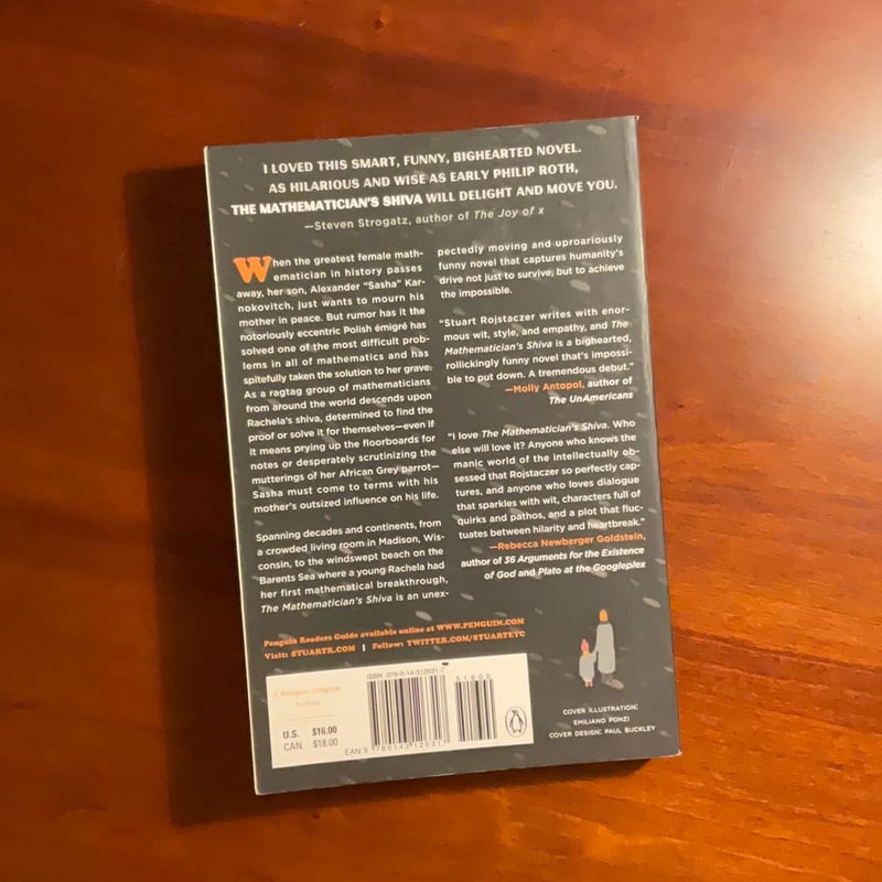 The Mathematician's Shiva by Stuart Rojstaczer, Paperback Pangobooks