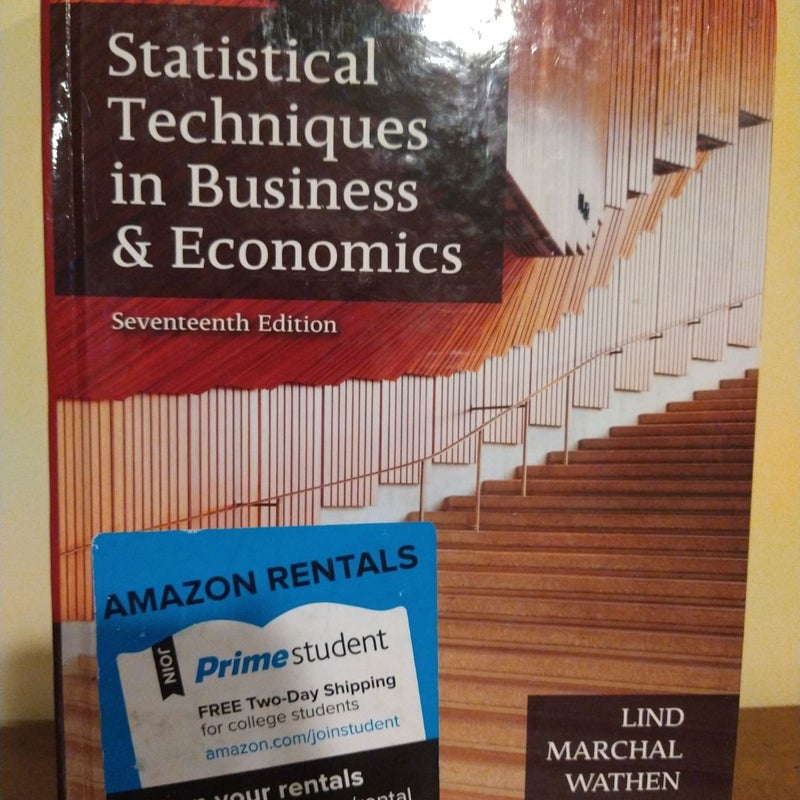 Statistical Techniques in Business and Economics