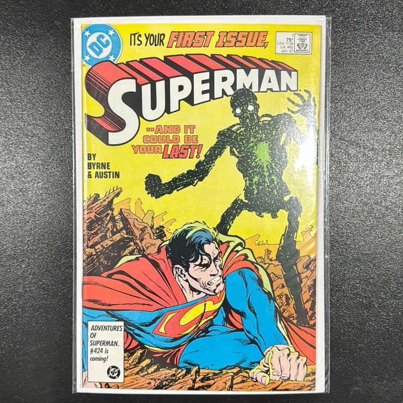 Superman # 1 Jan 1987 DC Comics