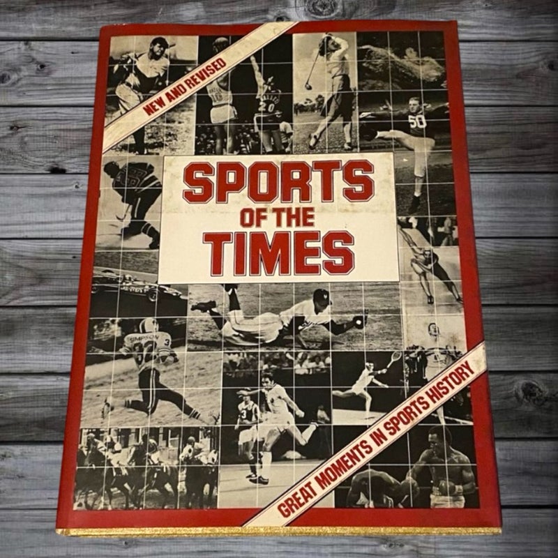 Sports of the Times Hardcover Book