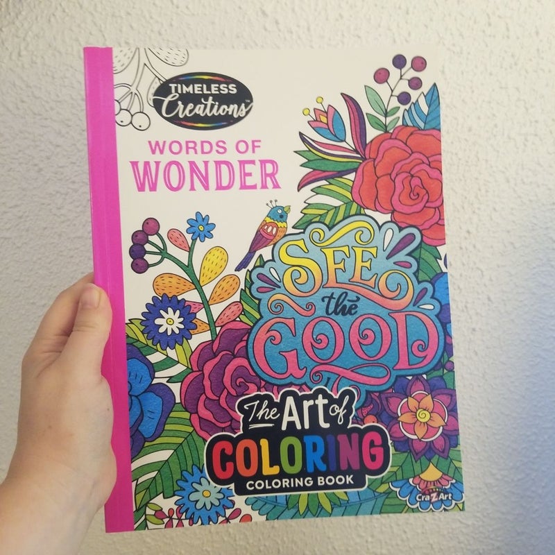 Words of Wonder Coloring Book