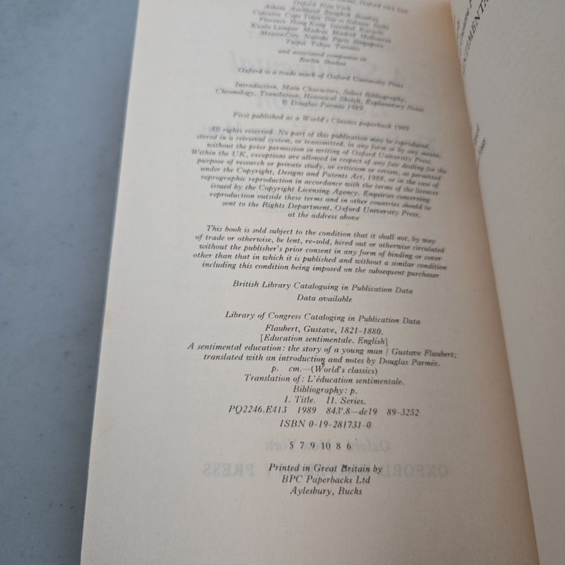 A Sentimental Education