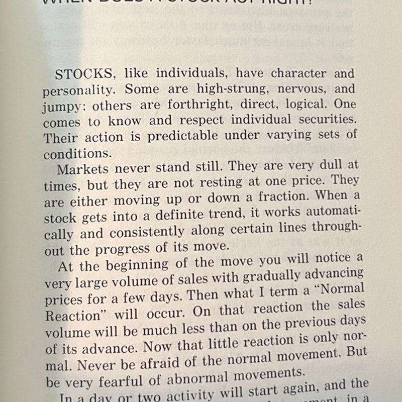 How to Trade in Stocks (Vintage 1966)
