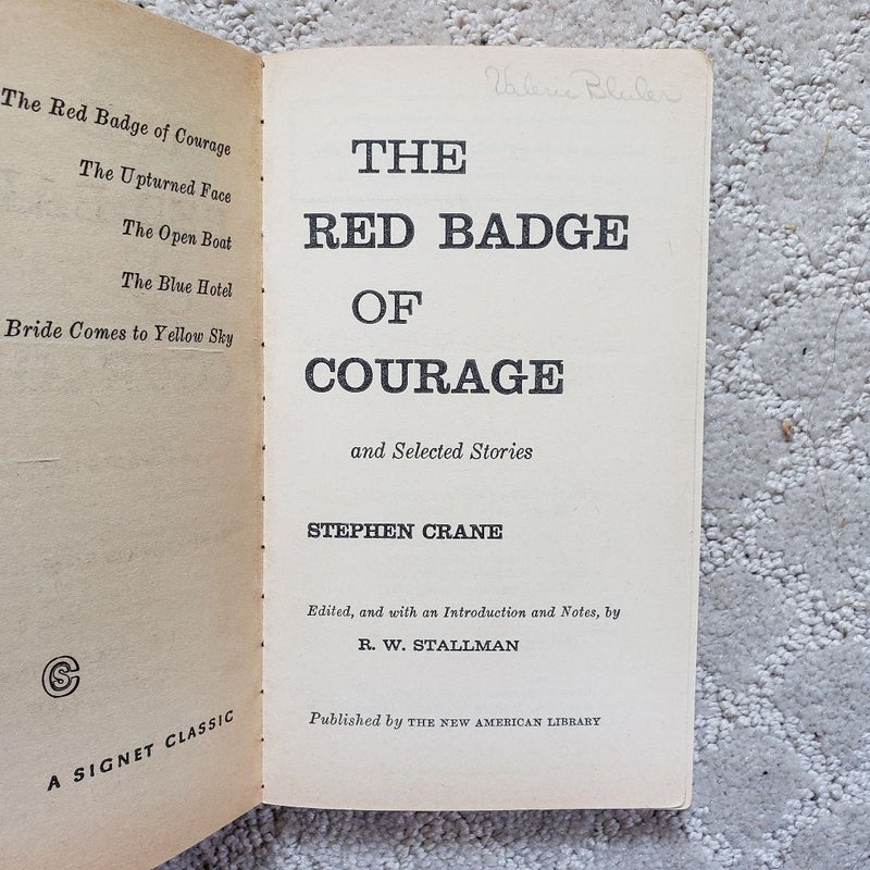 The Red Badge of Courage (3rd Signet Classics Printing, 1961)