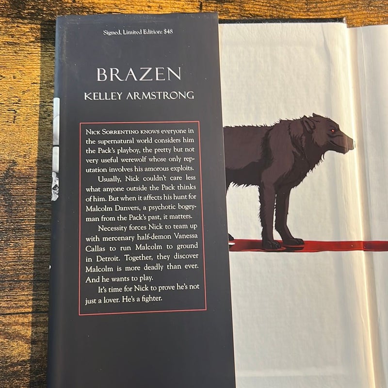 Brazen Signed First Edition 961/1000 (Armstrong, Kelley; Xaviere Dauma) HC Book