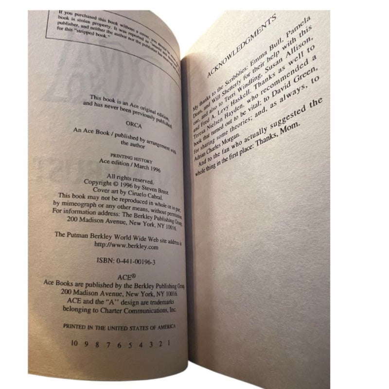 Orca: Book 7 of 17: Vlad Taltos