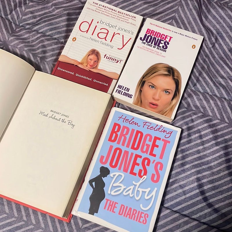 Bridget Jones’s Diary + Bridget Jones The Edge of Reason + Bridget Jones Mad About the Boy + Bridget Jones’s Baby 