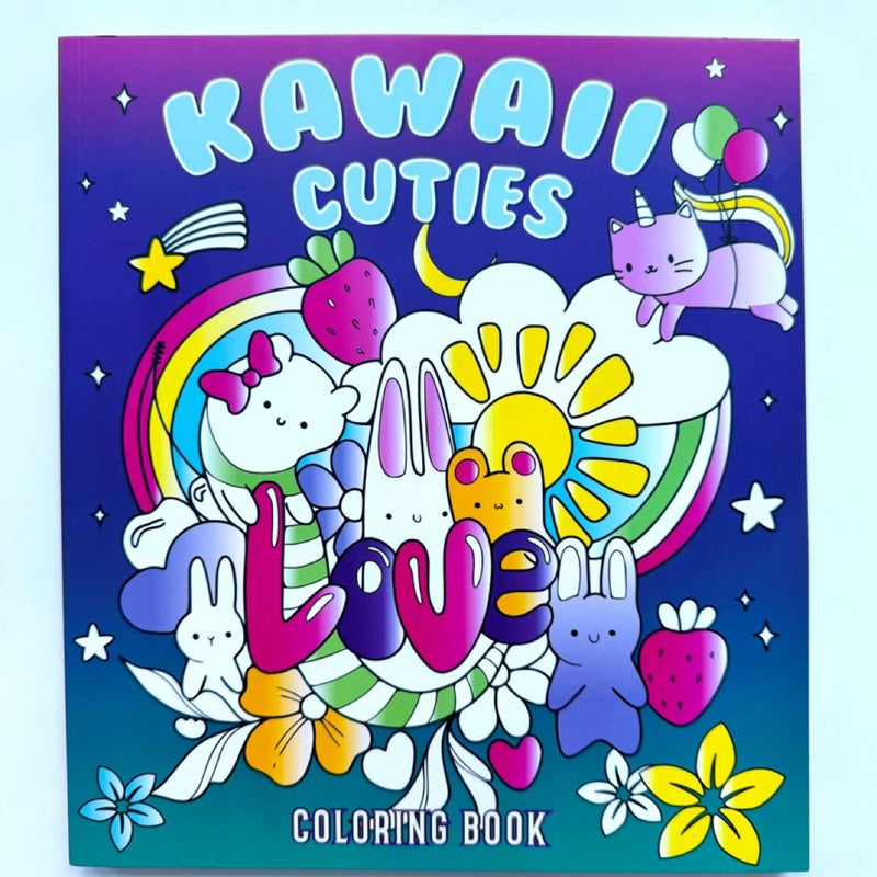 Kawaii Cuties Coloring Book