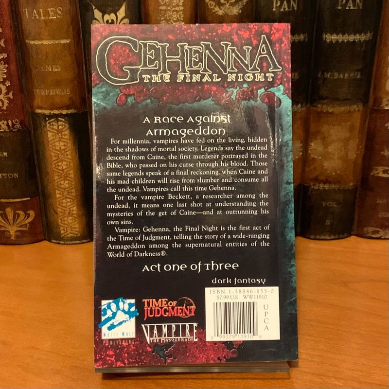 World of Darkness: Gehenna The Final Night, Time of Judgment 1, First Edition First Printing