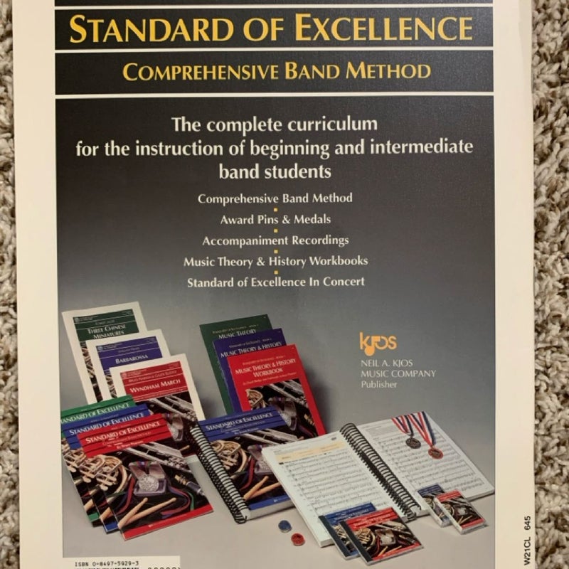 Standard of excellence comprehensive band method - B Flat Clarinet