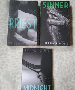 Sierra Simone Priest Sinner Midnight Mass Series Book Lot Set Novel Religion