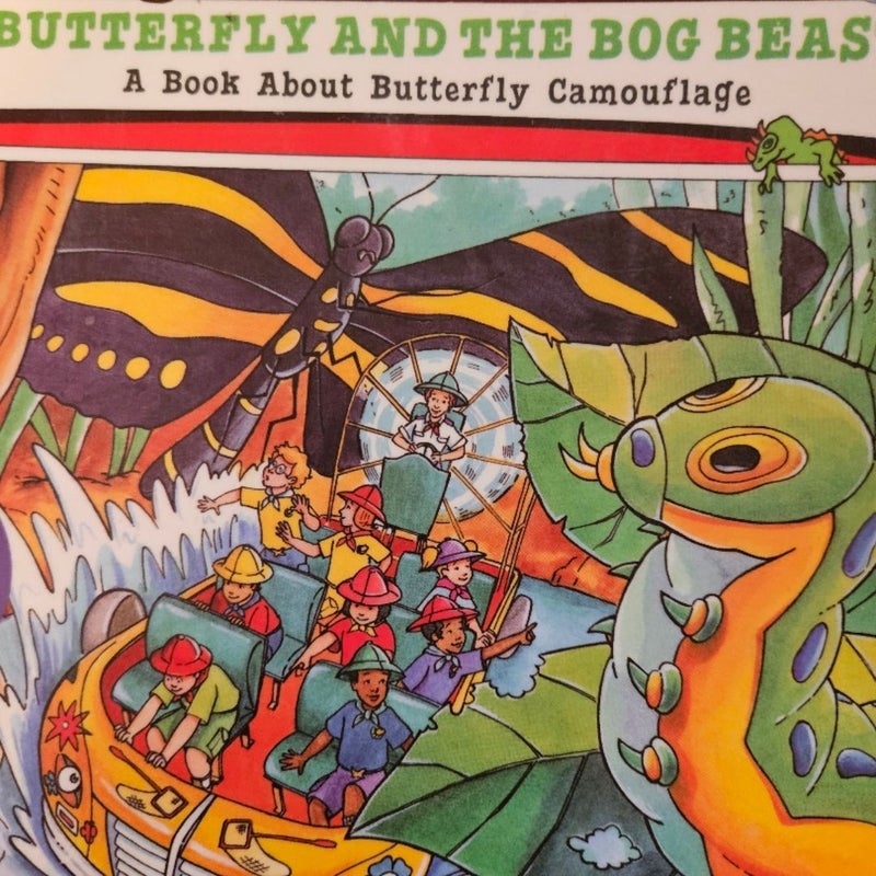 The butterfly and the big beast. Magic school bus