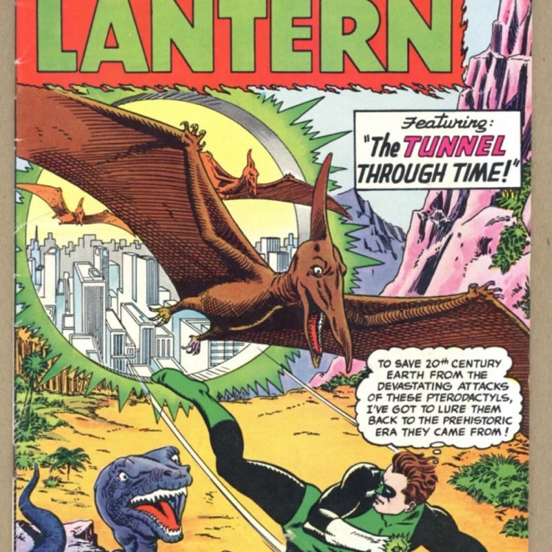 Green Lantern 30 FN+ cool alien pterodactyl cover! 1st Katma Tui! 1964 DC