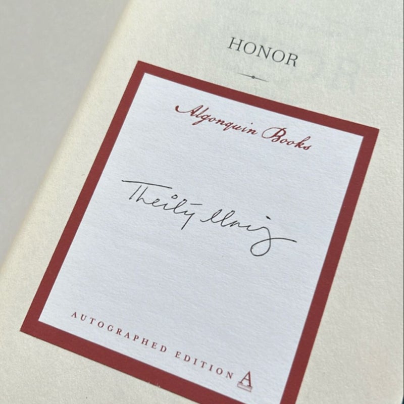 Honor (Autographed Edition)