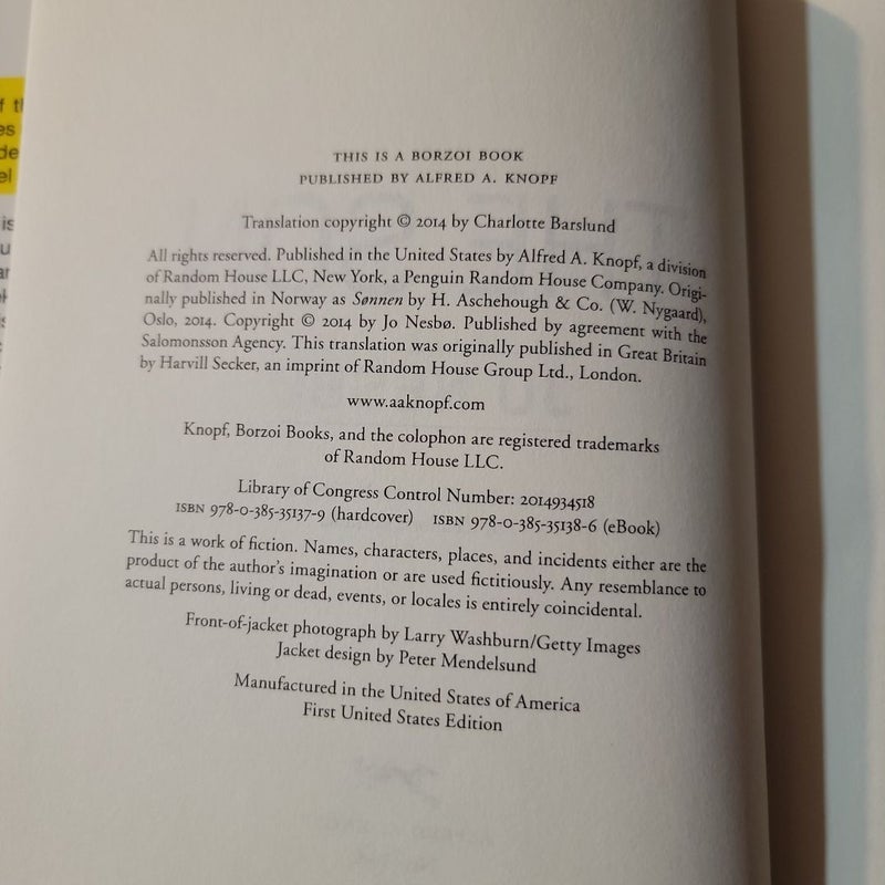 The Son (2014 First Edition)