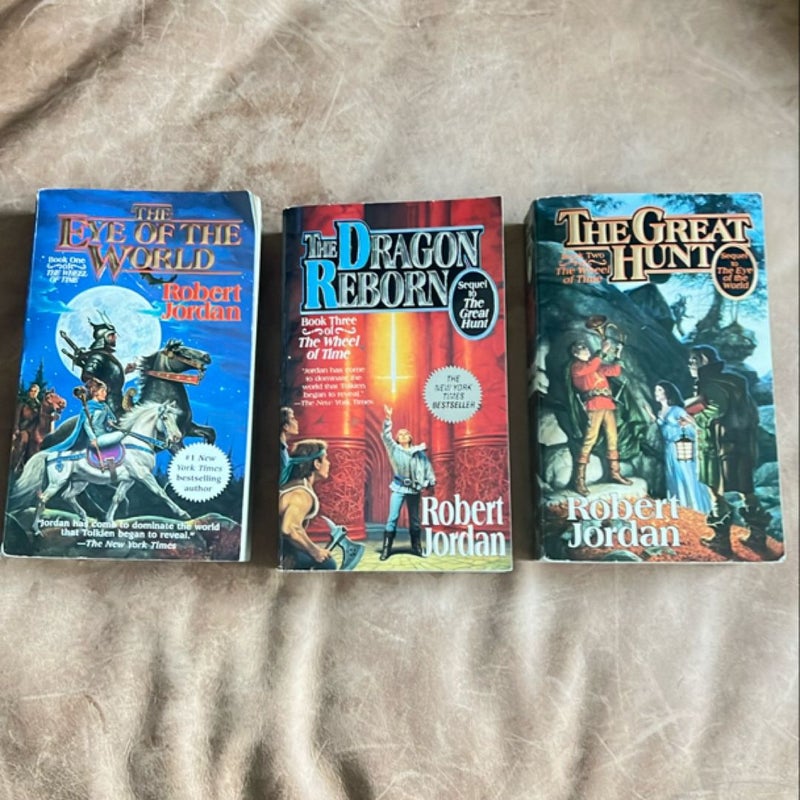 Wheel of Time Lot (Books 1-3)