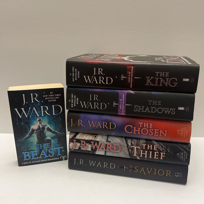 Black Dagger Brotherhood Series Bundle “B” (Books 12-17): The Beast,The King, The Shadows, The Chosen,The Thief, & The Savior