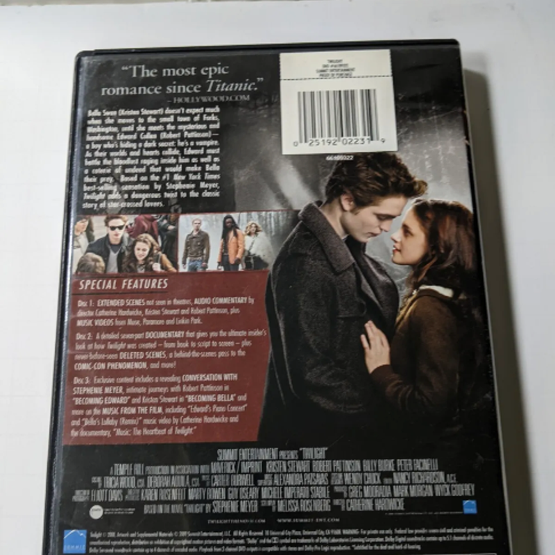 Twilight (DVD, 2008, 3-Disc Set, Deluxe Edition)