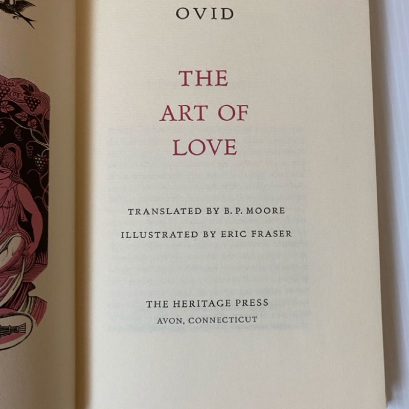 The Art Of Love - Heritage Press 1971 Hardcover w/ Slipcase