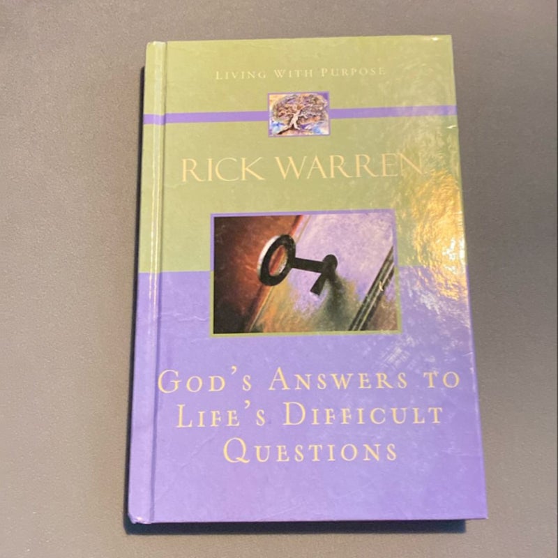 God's Answers to Life's Difficult Questions