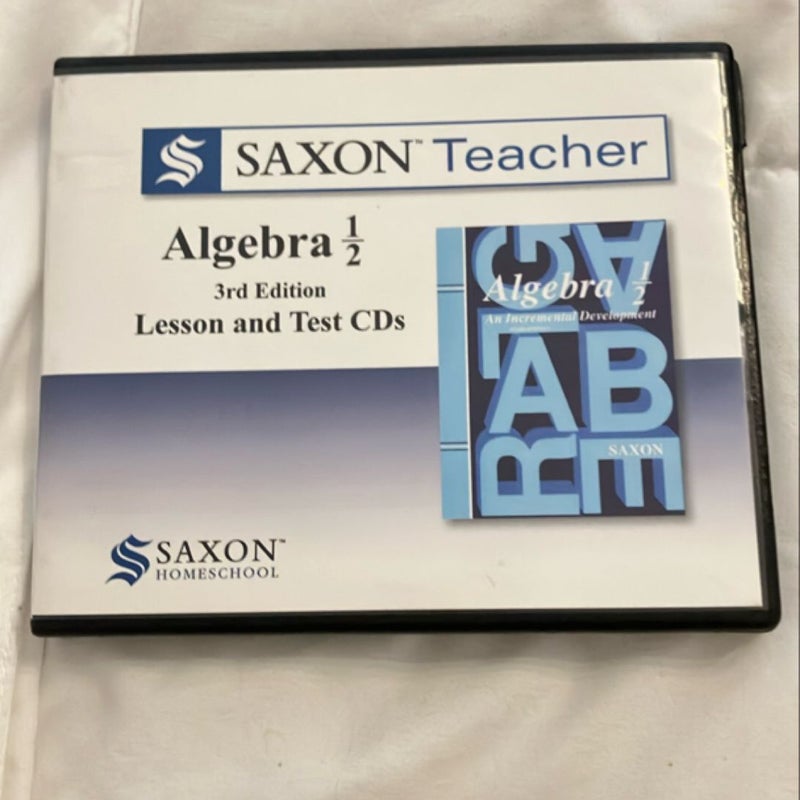 Saxon Algebra 1/2 Teacher CDs