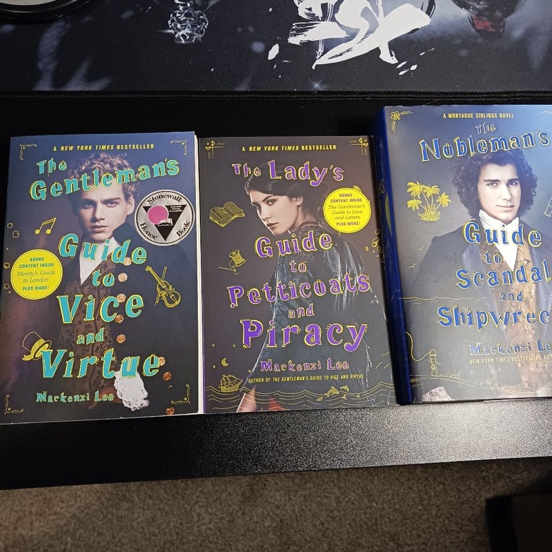 The Gentleman's Guide to Vice and Virtue (3 books, book bundle) 